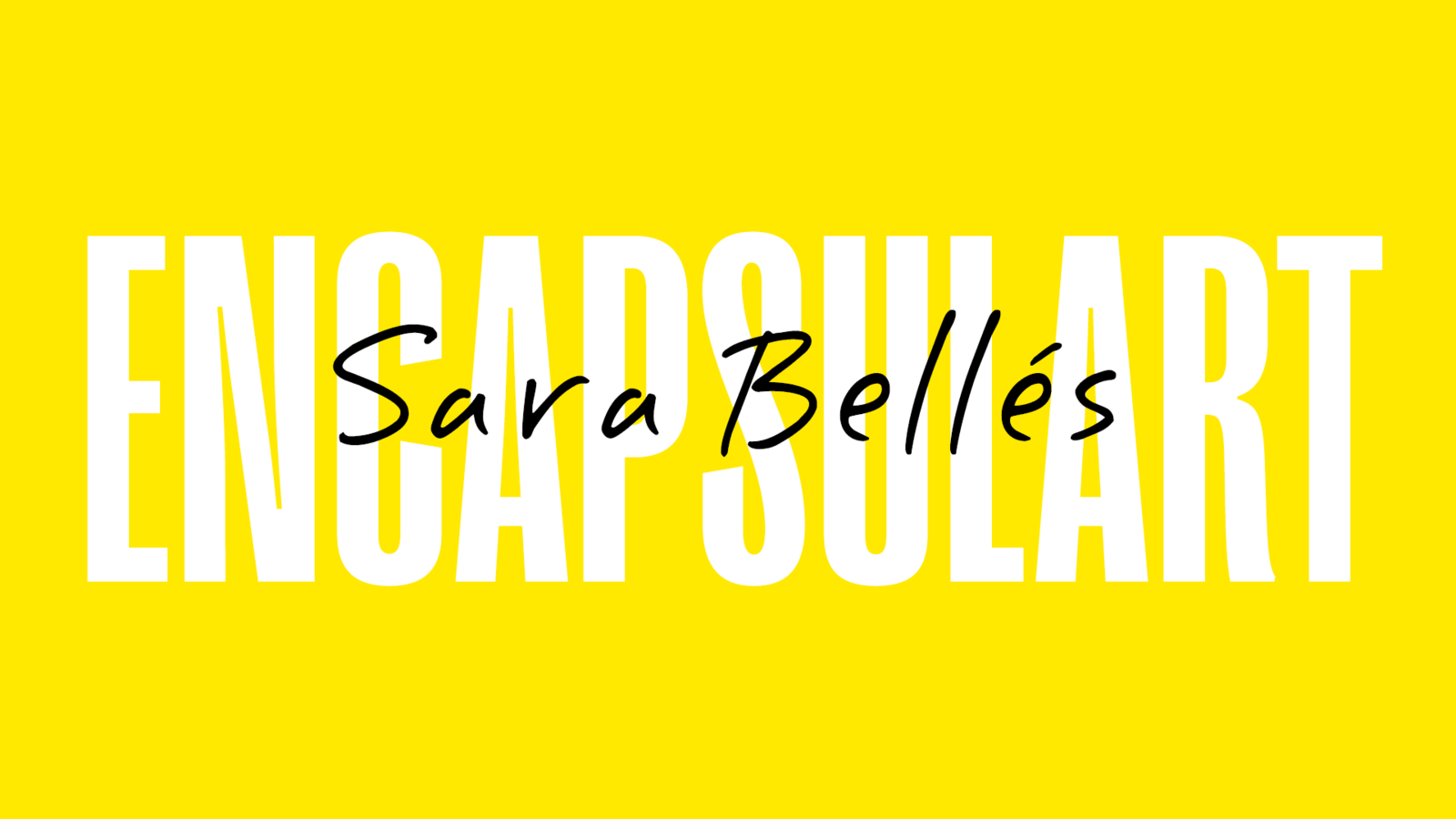 Cover of the Sara Bellés vídeo